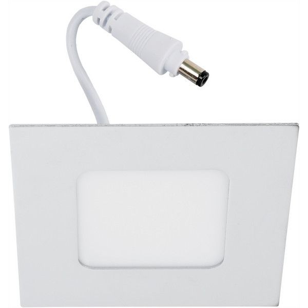 Светильник встраиваемый светодиодный квадратный DLUS LED5W, 5 Вт, цвет хром