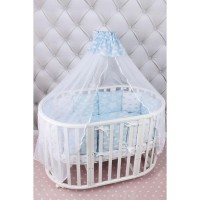 Комплект постельного белья AmaroBaby в кроватку, бязь 19 предметов