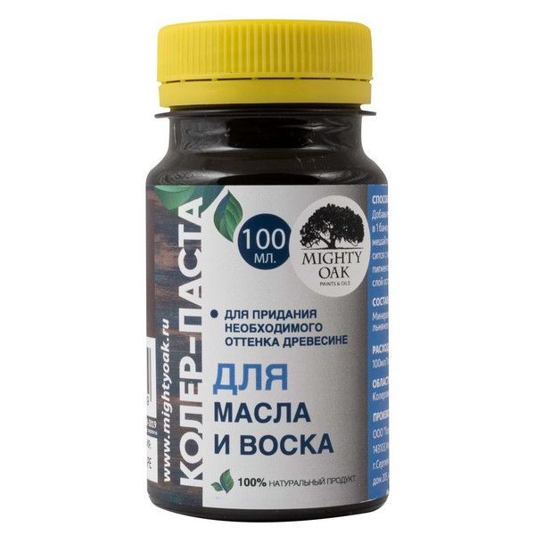 Колер-паста Mighty Oak К-88 цвет венге 100 мл