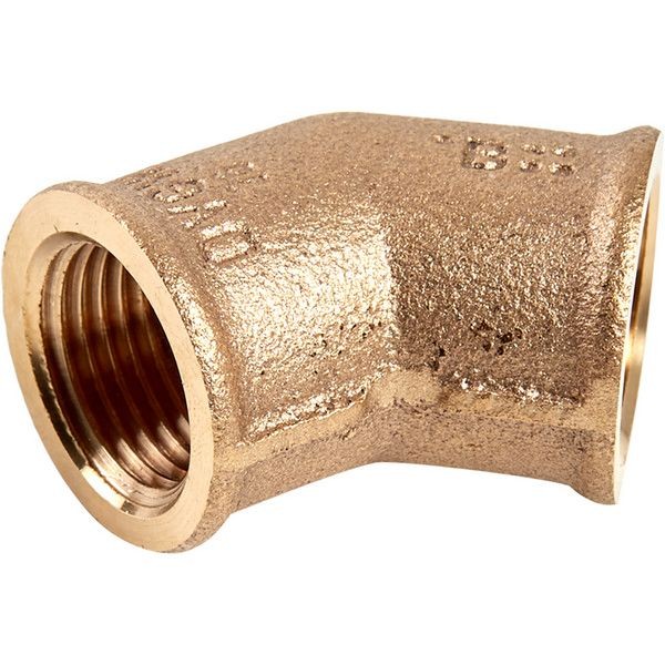 Уголок 45° Viega 320690, внутренняя резьба, 1/2 "34;, бронза 320690