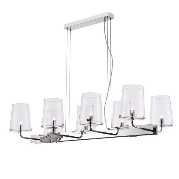 Подвесной светильник Maytoni Landmark MOD040PL-08CH G9 8 ламп 28 м²
