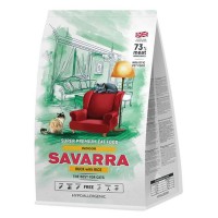 Сухой корм для кошек живущих в помещении SAVARRA Indoor Adult Cat Утка и рис 400г