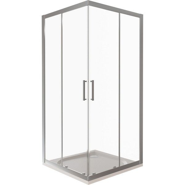 Душевая ширма Makiato CR-80-C-WE квадратная, 80x80 см