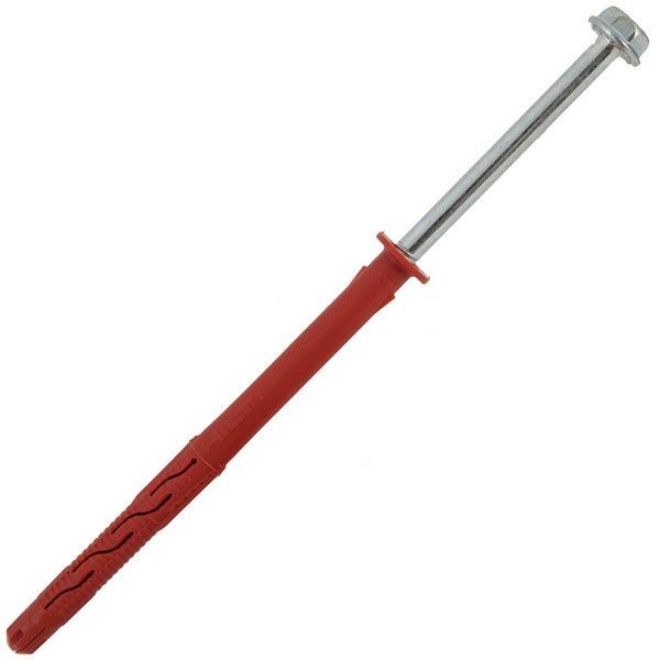 Дюбель фасадный Hilti HRD-H, 10x140 мм, нейлон/оцинкованная сталь, 4 шт.