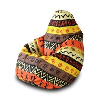 Кресло-груша Пазитифчик Африкан 01, 90х80 см