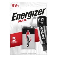 Батарейка алкалиновая Energizer Max 9V/6LR61, 9 В, 1 шт.