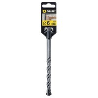 Сверло по бетону GRAFF 6x100x160 мм, SDS-plus, GSPD06160