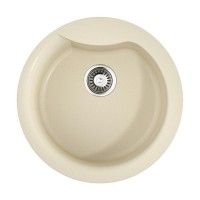 Кухонная мойка OMOIKIRI Yasugata 48R-BE 48,5х48,5см искусственный гранит/ваниль