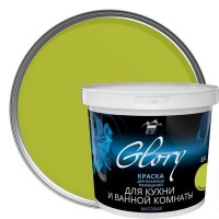 Краска для кухни и ванной цвет спелая олива 0.9 л