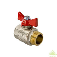 Кран шаровый Valtec Basic, 1/2 "34; внутренняя-наружная резьба VT.218.N.04