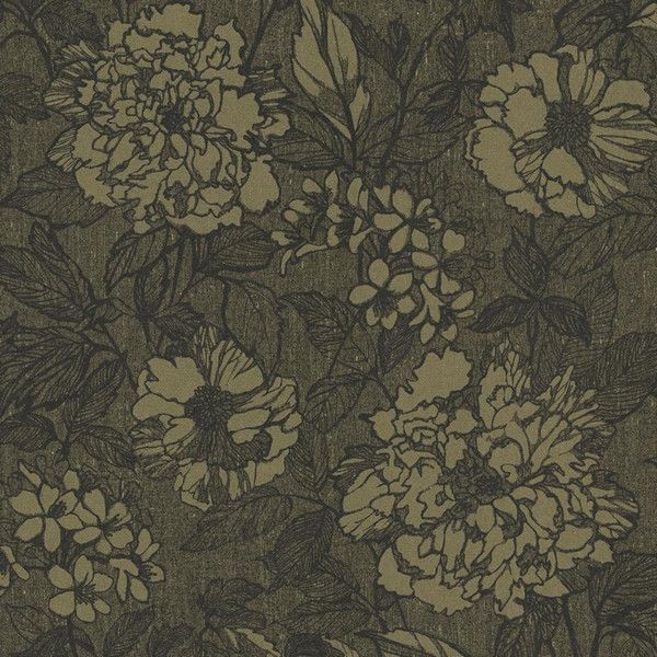Обои флизелиновые Dekens Wallcoverings Nv Dekens Stylish зеленые 100389 0.53 м