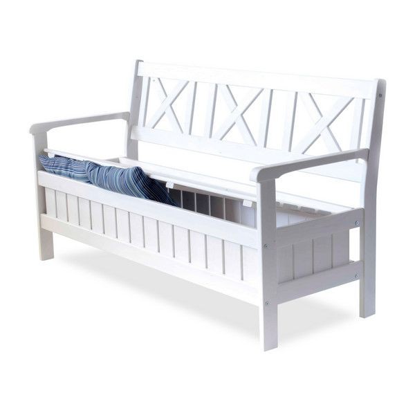 Лавочка трёхместная Больмен с ящиком 160x62x89 см
