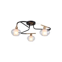 Люстра потолочная Rivoli Anita Б0044507 10 м2 цвет чёрный