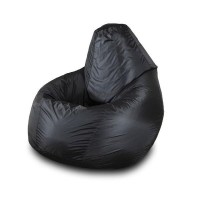 Кресло-груша Пазитифчик Черный 02, 110х85 см