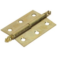 Петля мебельная карточная съёмная правая Amig 541, 50х35 мм, сталь, цвет золото