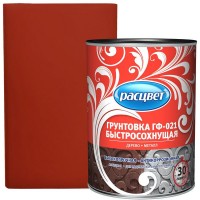 Грунтовка для сухих помещений ГФ-021 1 кг цвет красно-коричневый