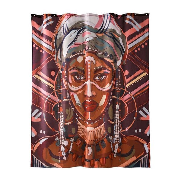 Шторка для ванной комнаты Moroshka Ethnic T689-4 180x200см