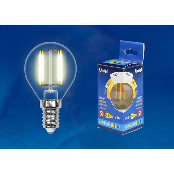 Светодиодная лампочка Uniel LED-G45-5W Multibright UL-00002369