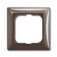 Рамка для розеток и выключателей ABB Basic 55 1 поста, цвет entree (серый)