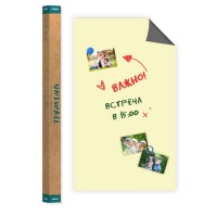 Магнитные обои Continent Decor ROLLS-120-300-DSA 120х300 см желтые