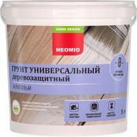 Грунтовка по дереву антисептическая акриловая бесцветная 5 л
