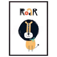 Постер Дом Корлеоне Лев "34;Roar "34; 07-0627-40х60, 40х60 см