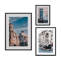 Набор постеров Дом Корлеоне Коллаж Рим №31 08-0320-110х100, 50х70 см