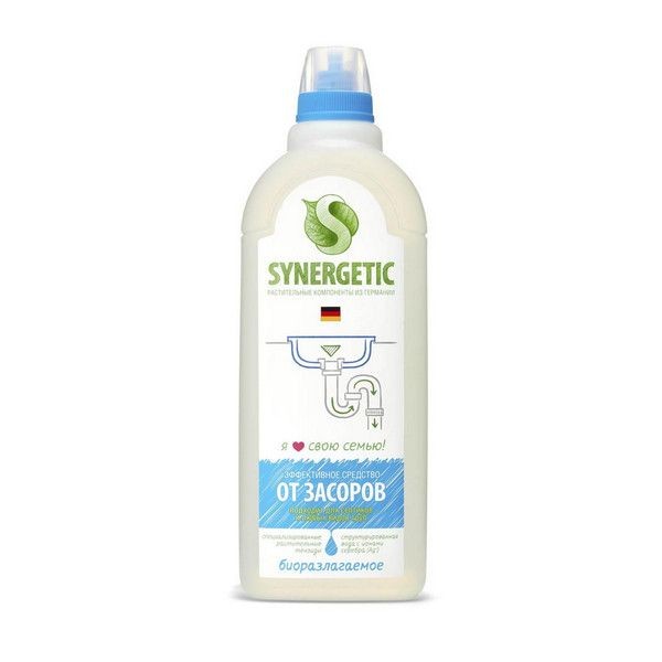 Средство для устранения засоров Synergetic 1 л