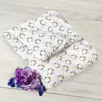 Пододеяльник детский AmaroBaby Пингвины 147х112 см, бязь