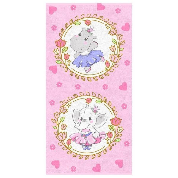 Полотенце банное Bravo Little princess 111688, 60х120 см