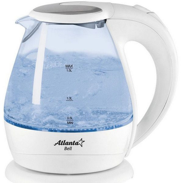 Электрический чайник ATLANTA ATH-2460 (white), 1.5 л