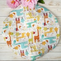 Простыня AmaroBaby Жирафики 75х75 см, поплин