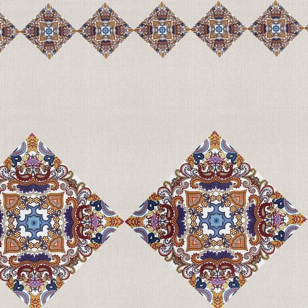 Скатерть «Калейдоскоп» 160х140 см цвет бежевый