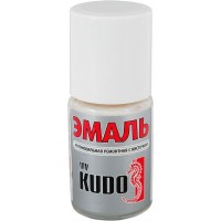 Эмаль автомобильная Kudo с кисточкой, цвет белый 202, 15 мл