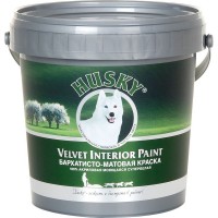 Краска для стен и потолков Husky Бархатная цвет белый 0.9 л