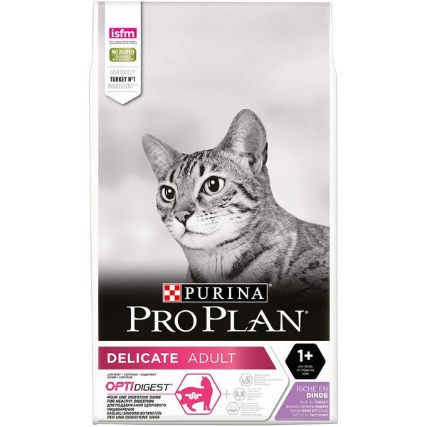 Сухой корм для кошек Pro Plan® индейка, 10 кг