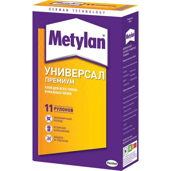 Клей для бумажных обоев Метилан 586526 40 м²