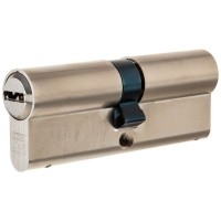 Цилиндр Abus D12 NIS, 40х40 мм, ключ/ключ, цвет никель