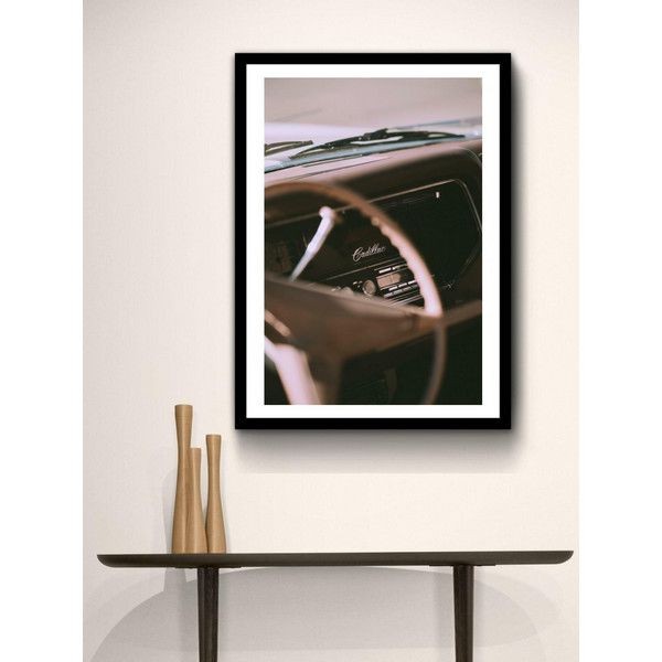 Плакат "34;Просто Постер "34; Руль Cadillac 60x90 в раме 581921997221