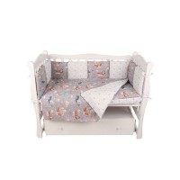 Комплект постельного белья Amarobaby Путешественники AMARO-3018-Py, 18 предметов