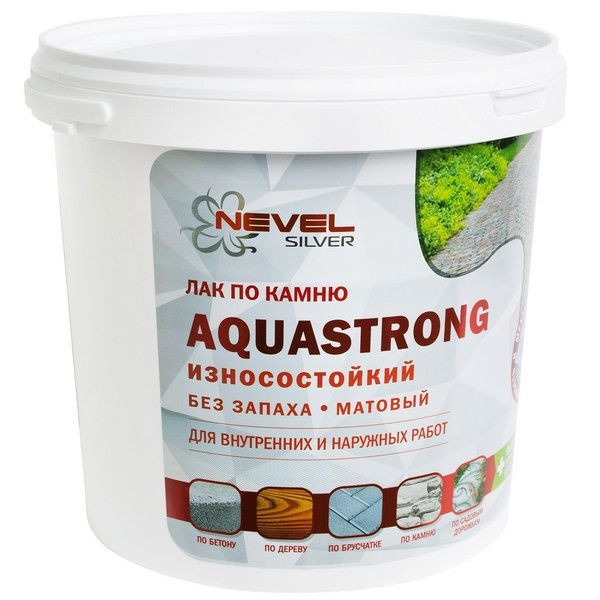 Лак по камню Aquastrong матовый 2.5 кг