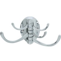 Вешалка поворотная Fixen Equipment 5 крючков цвет хром
