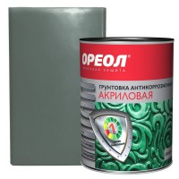 Грунтовка антикоррозийная Ореол Титан цвет серый 0.9 кг