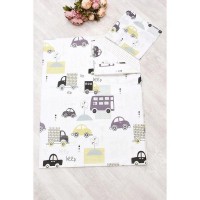 Комплект постельного белья AmaroBaby Time To Sleep в кроватку, бязь 3 предмета
