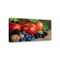 Картина Симфония Вкусный натюрморт 1-088, 50х100 см