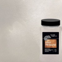 Декоративная краска Maitre Deco «Effet Metallise Blanc» эффект металла 0.3 кг