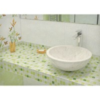 Мозаика Artens Shaker 30х30 см, стекло, цвет зелёный