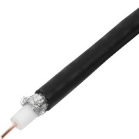 Кабель телевизионный Electraline внешний, медь, цвет чёрный