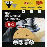 Круг абразивный для шлифмашин sia Abrasives so6-150-6-100