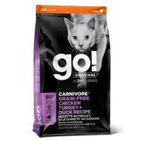 Сухой корм для котят и кошек GO! Natural Holistic беззерновой Курица Индейка Утка Лосось 7,26 кг